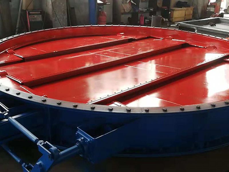 又一個(gè)圓形擋板門制作完工了，快來看