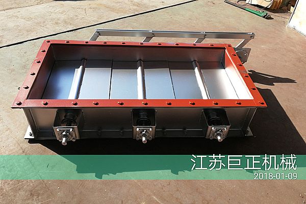 方形擋板門（寬2m）完工，待包裝發(fā)貨