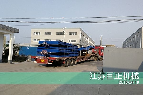 方形擋板門（寬11M）完工，發(fā)貨了